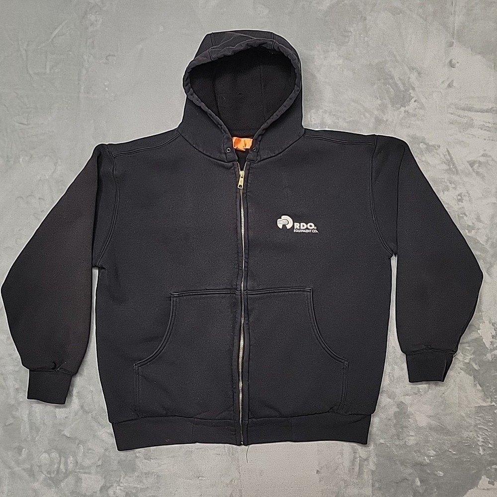 Cornerstone Jacket Mens Large Black Full Zip Hoodie Workwear Heavyweight
